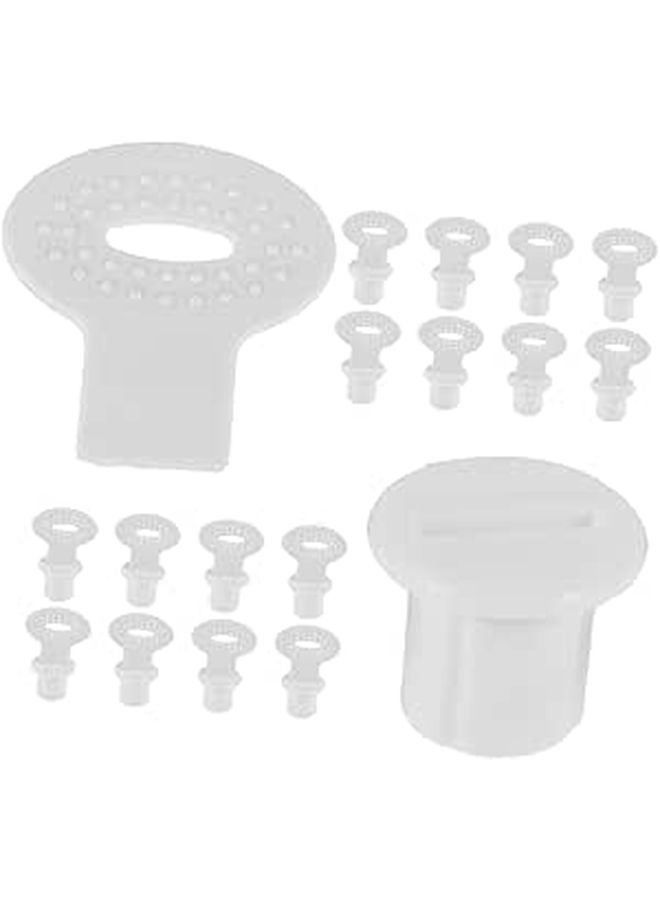 18 Pcs Toilet Ladder Screws Fasteners Replacement Parts For Kids Training Seat - Image 1