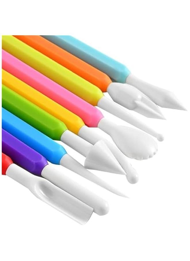 null - 9-Piece Clay Sculpting Tools Kit for Easy Polymer Carving - Comfortable Grip Set for Sculpey, Modeling Clay - Ideal for Kids and Adults - Image 1