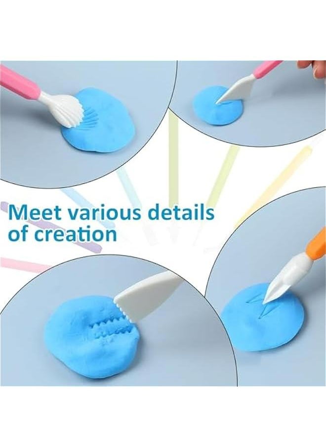 null - 9-Piece Clay Sculpting Tools Kit for Easy Polymer Carving - Comfortable Grip Set for Sculpey, Modeling Clay - Ideal for Kids and Adults - Image 1