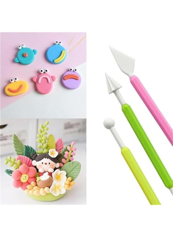 null - 9-Piece Clay Sculpting Tools Kit for Easy Polymer Carving - Comfortable Grip Set for Sculpey, Modeling Clay - Ideal for Kids and Adults - Image 1