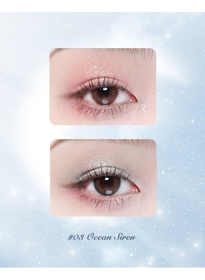 Flower Knows Moonlight Mermaid Five-Color Jewelry Eyeshadow Palette 6.3g 03 Ocean Siren  - Image 2