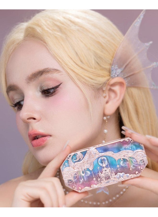 Flower Knows Moonlight Mermaid Five-Color Jewelry Eyeshadow Palette 6.3g 03 Ocean Siren  - Image 4