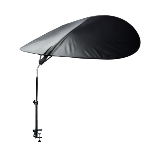 VSUNTENT Large Size 52''Office Cubicle Shade Cubicle Desk Light Shield to Block Anti-Glare Cover Light Sensitive Professionals Cubicle Light Quick Install Shading Light Shade with Clamp(Patent Pending) - Image 1