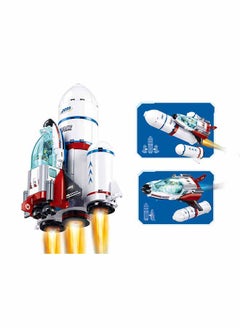 Sluban Space Series - Dream Launch Center Building Blocks 424 Pieces, With Minifigures, For Ages 6+ Years Old  - Image 2