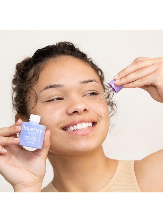 florence by mills Dreamy Drops Clarifying Serum Silky + Lightweight Face Serum Glowing + Hydrate Help Balance Oil + Soft And Smooth Skin Vegan & Crueltyfree - Image 3