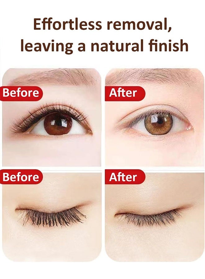 FUNMIX Eyelash Adhesive Remover Cream 5g, Eyelash Extension Remover, Portable Eyelashes Grafting and Eyelash Extension Glue Remover, Adhesive Gel Removing Cream - Image 4