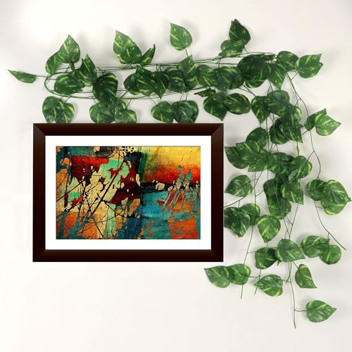 BS AMOR Artificial Creeper Money Plant Leaf Garland | Wall Hanging | Speacial Ocassion Decoration | Home Decor Party | Office Festival Theme Decorative Length 6 Feet Pack Strings (4) - Image 4