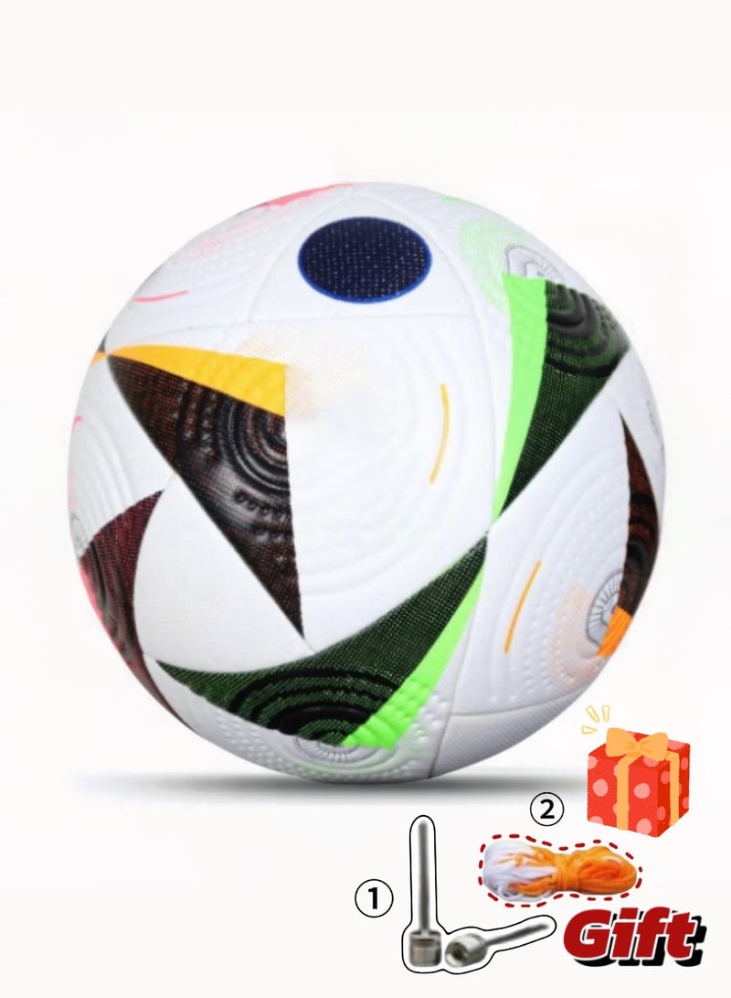 Football Soccer Ball 2024 ,Thermal Bonded, Size 5 With Gift - Image 1