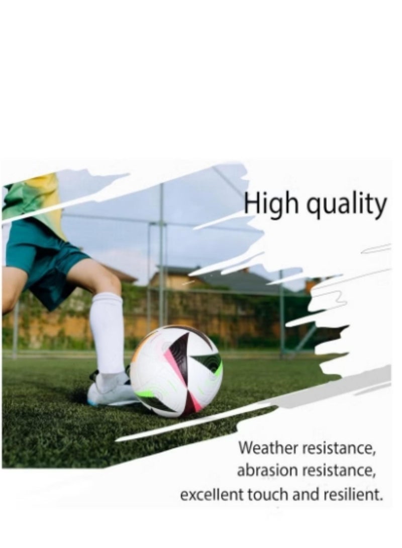 Football Soccer Ball 2024 ,Thermal Bonded, Size 5 With Gift - Image 4