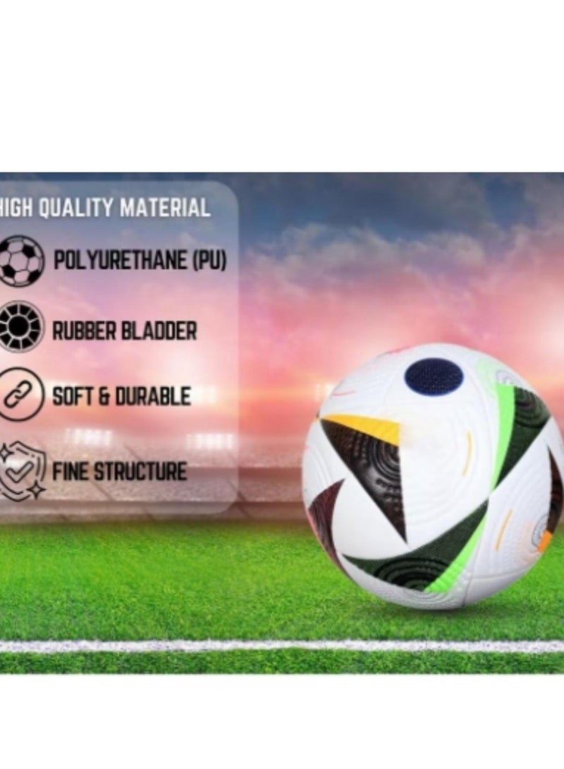 Football Soccer Ball 2024 ,Thermal Bonded, Size 5 With Gift - Image 2