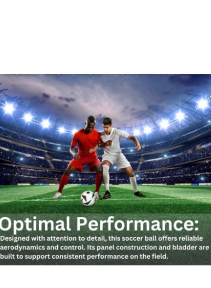 Football Soccer Ball 2024 ,Thermal Bonded, Size 5 With Gift - Image 3