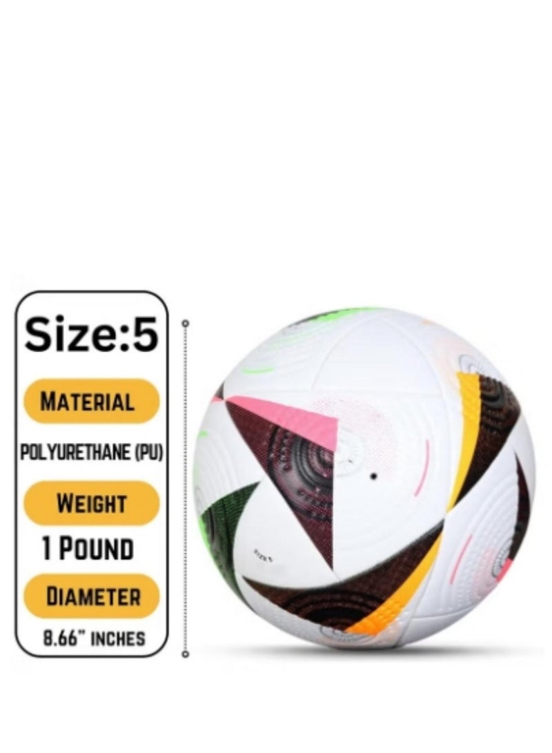 Football Soccer Ball 2024 ,Thermal Bonded, Size 5 With Gift - Image 5