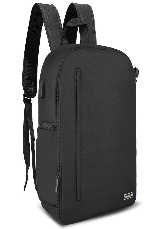 Cwatcun Camera Backpack Professional Camera Bag for Sony Canon Nikon SLR DSLR Mirrorless Camera and Lens Waterproof Camera Case with 14" Laptop Compartment, Tripod Strap Accessories (Ⅱ Small Grey) - Image 1