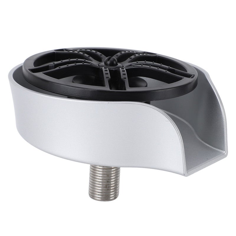 Automatic Glass Rinser Stainless Steel Cup Washer Professional Rust Resistant Pressure Glass Washer for Kitchen Sinks Silver - Image 3