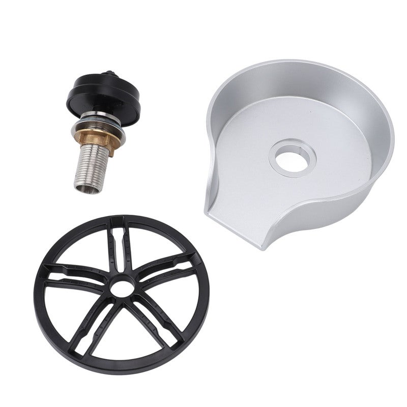 Automatic Glass Rinser Stainless Steel Cup Washer Professional Rust Resistant Pressure Glass Washer for Kitchen Sinks Silver - Image 1