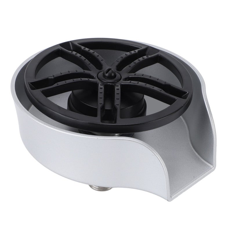 Automatic Glass Rinser Stainless Steel Cup Washer Professional Rust Resistant Pressure Glass Washer for Kitchen Sinks Silver - Image 2