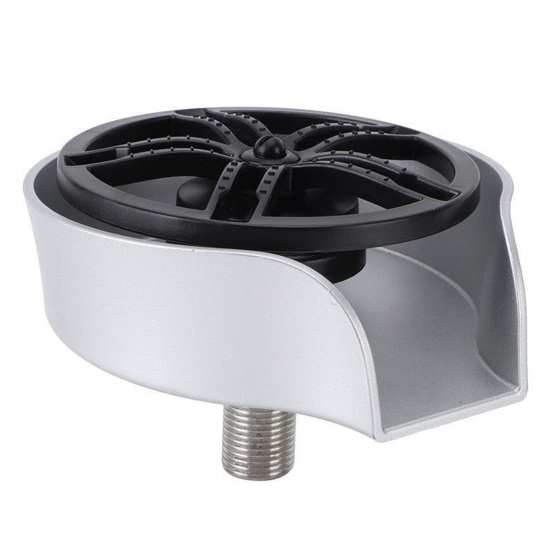 Automatic Glass Rinser Stainless Steel Cup Washer Professional Rust Resistant Pressure Glass Washer for Kitchen Sinks Silver - Image 4
