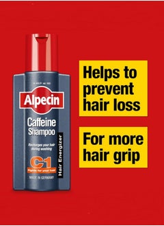 Alpecin C1 Against Hair Loss Caffeine Natural Shampoo Red/Grey 250ml  - Image 2