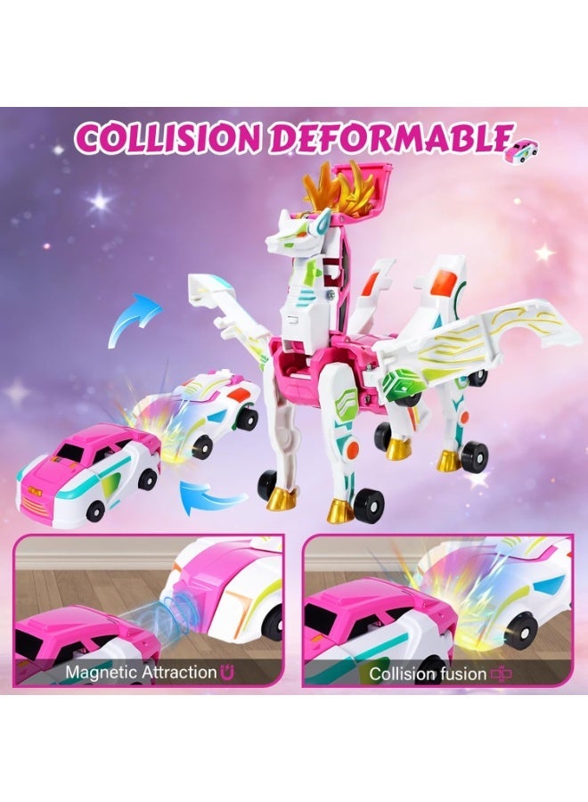 2-in-1 Magnetic Mars Deer Car: Collision-Activated Transformation, Articulated Joints, Shockproof & Durable – Perfect Holiday/Birthday Gift for Boys & Girls - Image 2