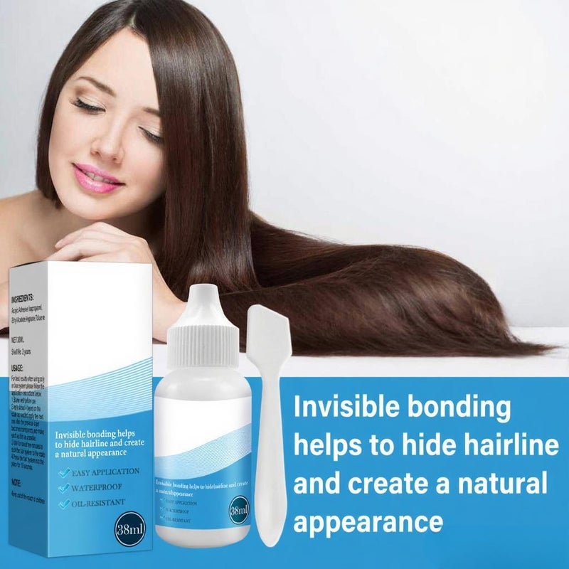 38ml Wig Glue Only Scalp Invisible Bonding Easy Application Waterproof Oil-resistant Hide Hairline Natural Appearance - Image 3