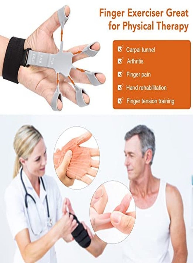 swabs® Finger Strengthener,Hand Grip Strengthener,6 Resistant Level Finger Exerciser, Adjustable Hand Strengthener for Patients Strength Training for Hand Therapy, Rock Climbing - Image 2