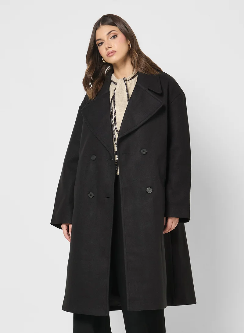 ELLA Double Breasted Over Coat