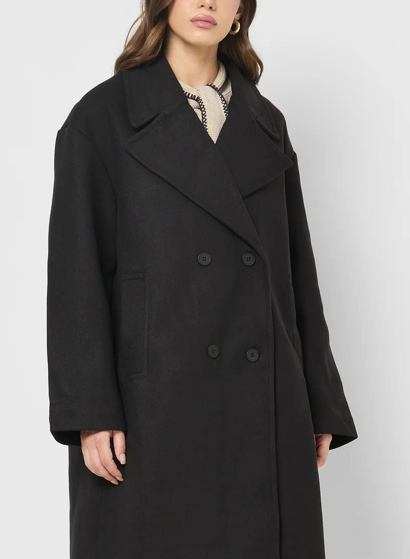 ELLA Double Breasted Over Coat