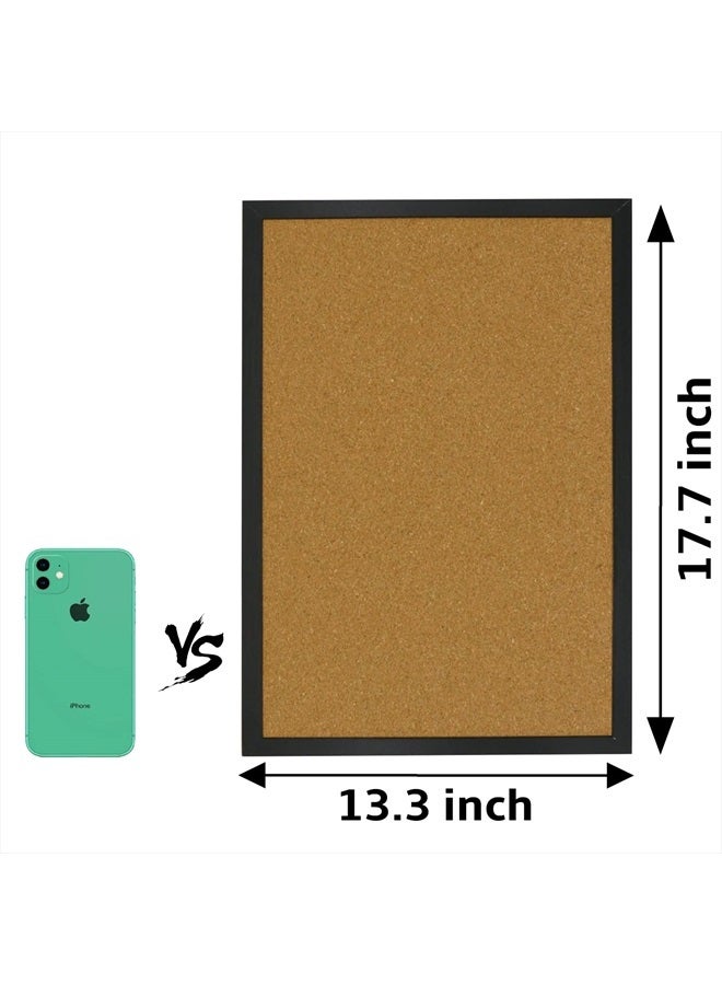 OWLKELA Cork Bulletin Board 17.7"X 13.3", Notice Pin, Ideal for Office & Home Decor, School Message or Vision - Image 2