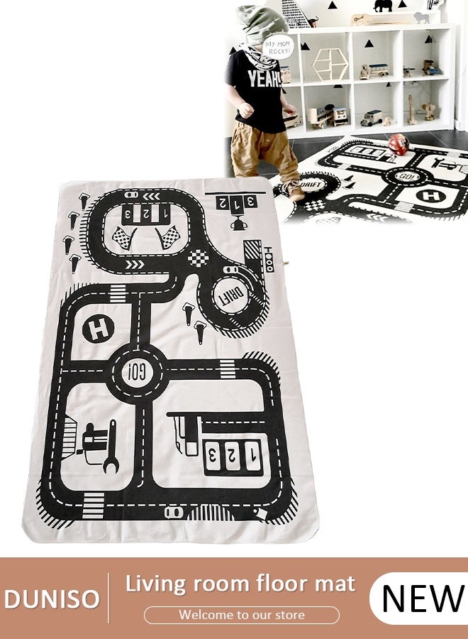 DUNISO Baby Adventure Play Pad Crawling Mat Tummy Time Infant Play Mat Baby Blanket Mat Rug for Kids Children Toddlers Bedroom 142*90cm - Image 1