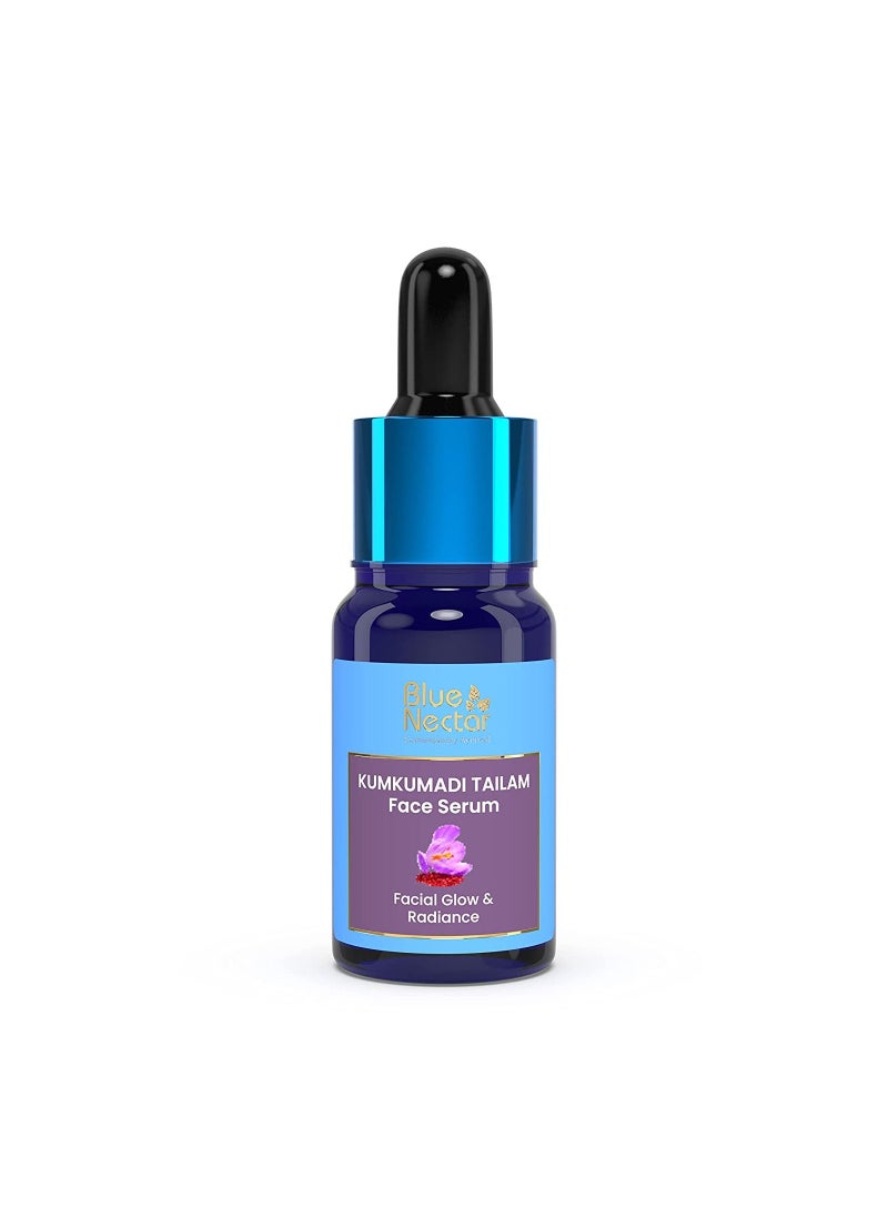 Blue Nectar Kumkumadi Tailam Face Serum 10ml  - Image 1