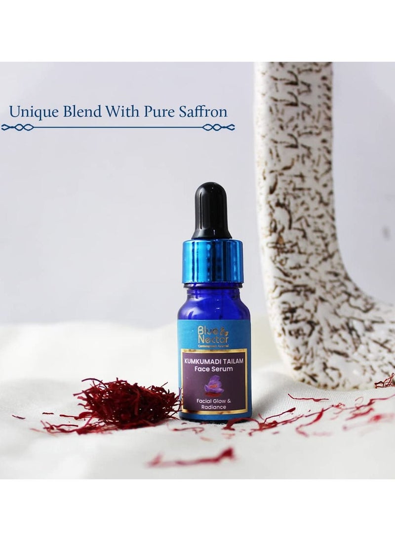 Blue Nectar Kumkumadi Tailam Face Serum 10ml  - Image 2