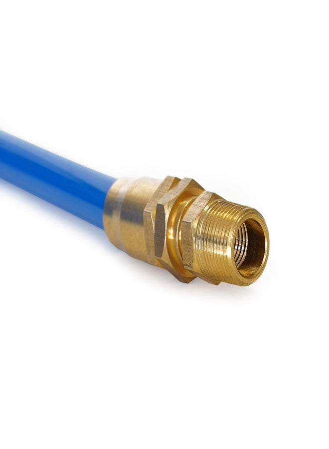 Steelman 15-Foot Coiled 3/8-Inch ID Air Hose with Reusable 1/4-Inch NPT Brass Fittings, Kink and Abrasion-Resistant Polyurethane Tubing - Image 2
