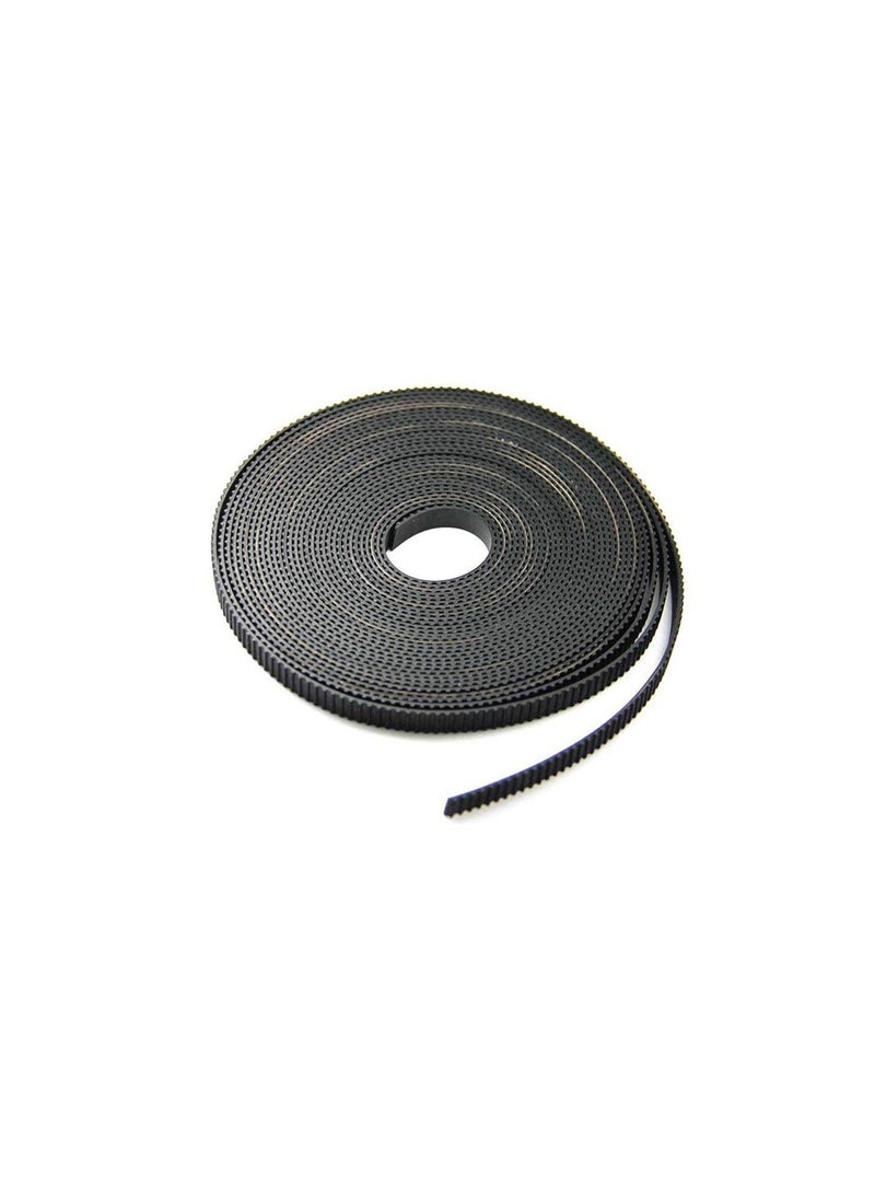GGOOT 3D Printer Timing Belt, 5 Meters (16.4 Ft) Length Open GT2 Timing Belt 2mm Pitch 6mm Width Rubber Fiberglass Reinforced for RepRap Pursa i3 Wanhao Anycubic Ender 3 CR10 CNC  - Image 1