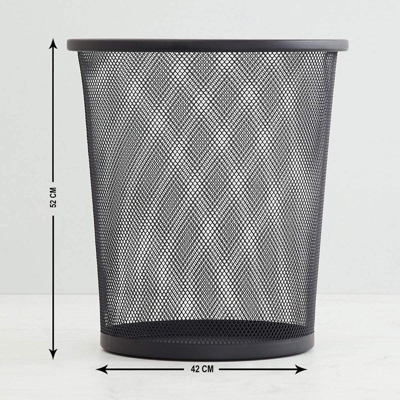 Sakar Metal Mesh Big Size Dustbin for Home Kids Room Kitchen Living Room Office Metal Mesh 2 - Image 4
