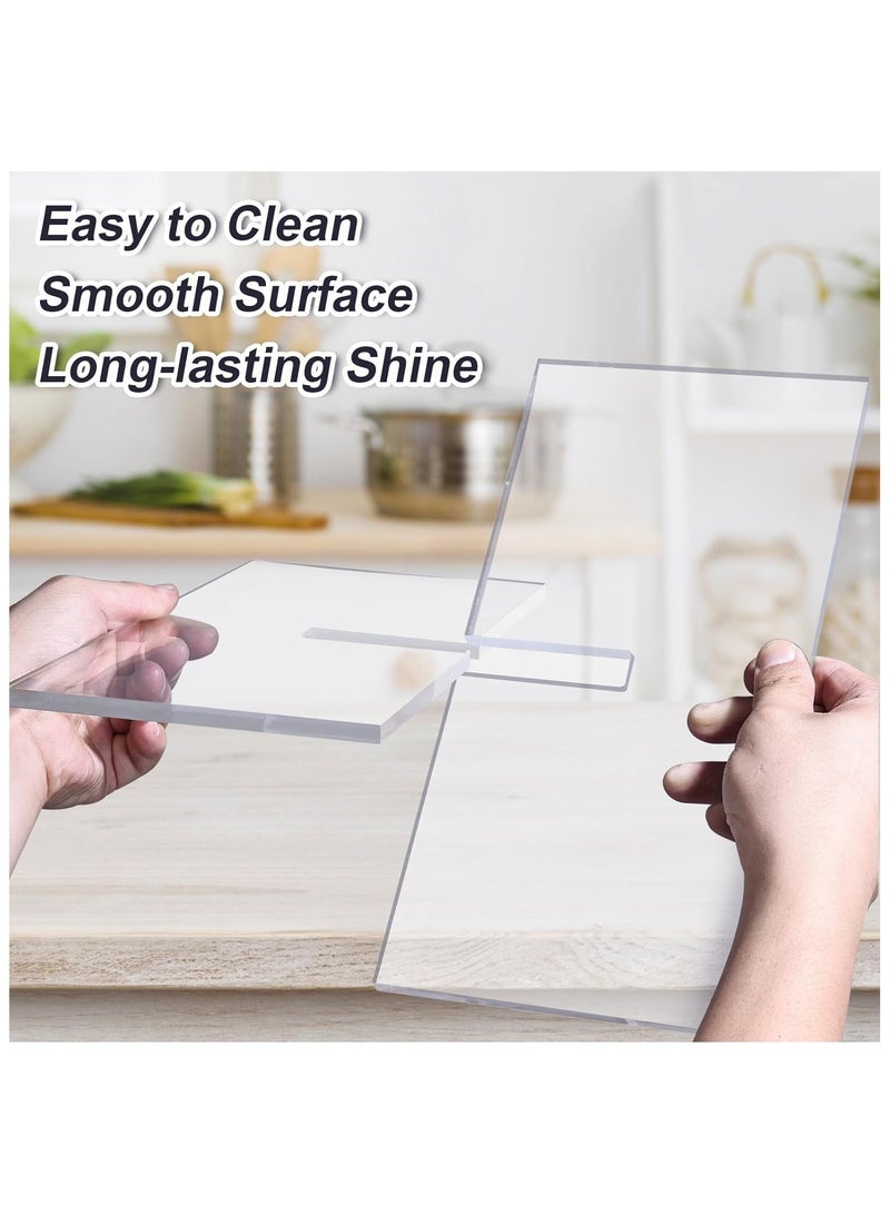 Transparent Clear Acrylic Book Stand Large for Coffee Table Books, Magazines, Textbooks, Cookbook Holder for Home Decor, Table Decor - Image 4