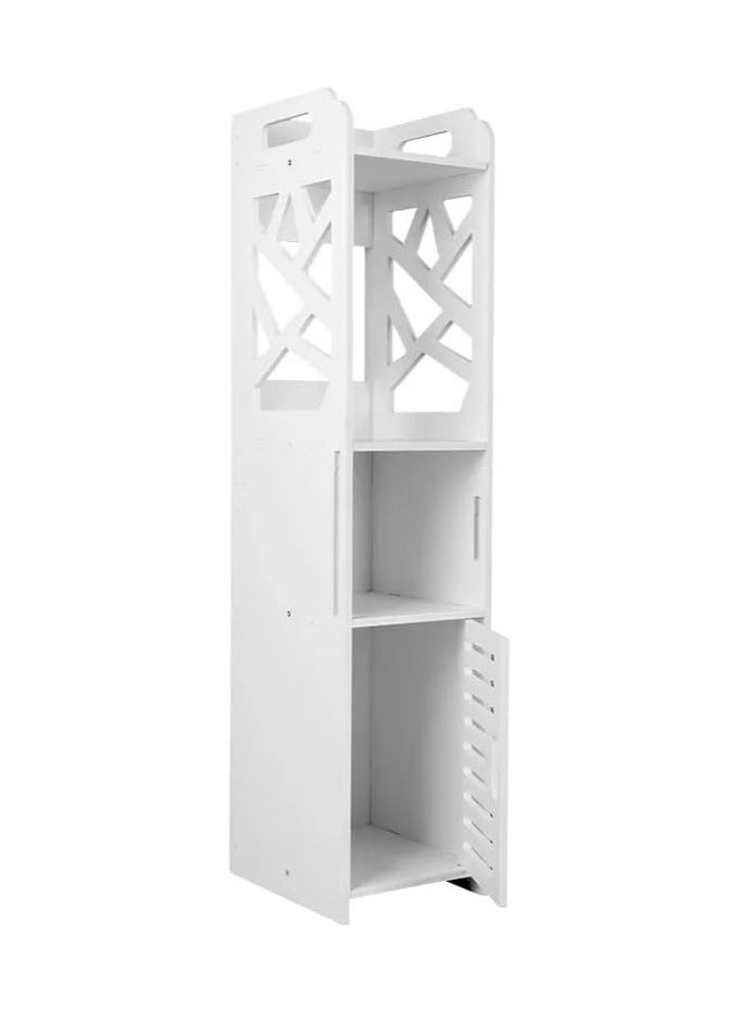 TPGP Plastic Corner Storage Cabinet for Bathroom And Toilet With Multi Shelf Layer - Image 2