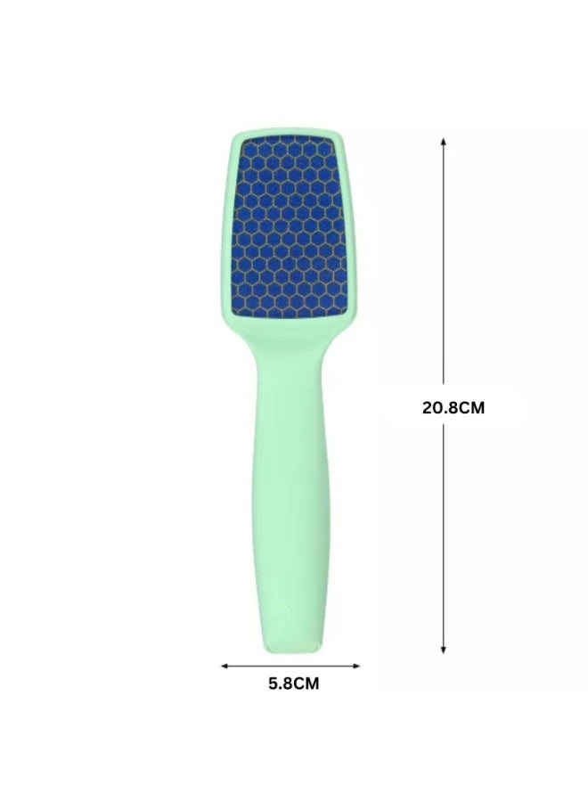 MiMi & BeiBei Hard Skin Remover and Hair Remover Foot File Dead Skin Remover Portable Pedicure Foot Cleaner Scraper Long Handle Glass Nano Foot File Crystal Hair Eraser Depilatory Stone Magic Crystal Hair Remover Green - Image 5