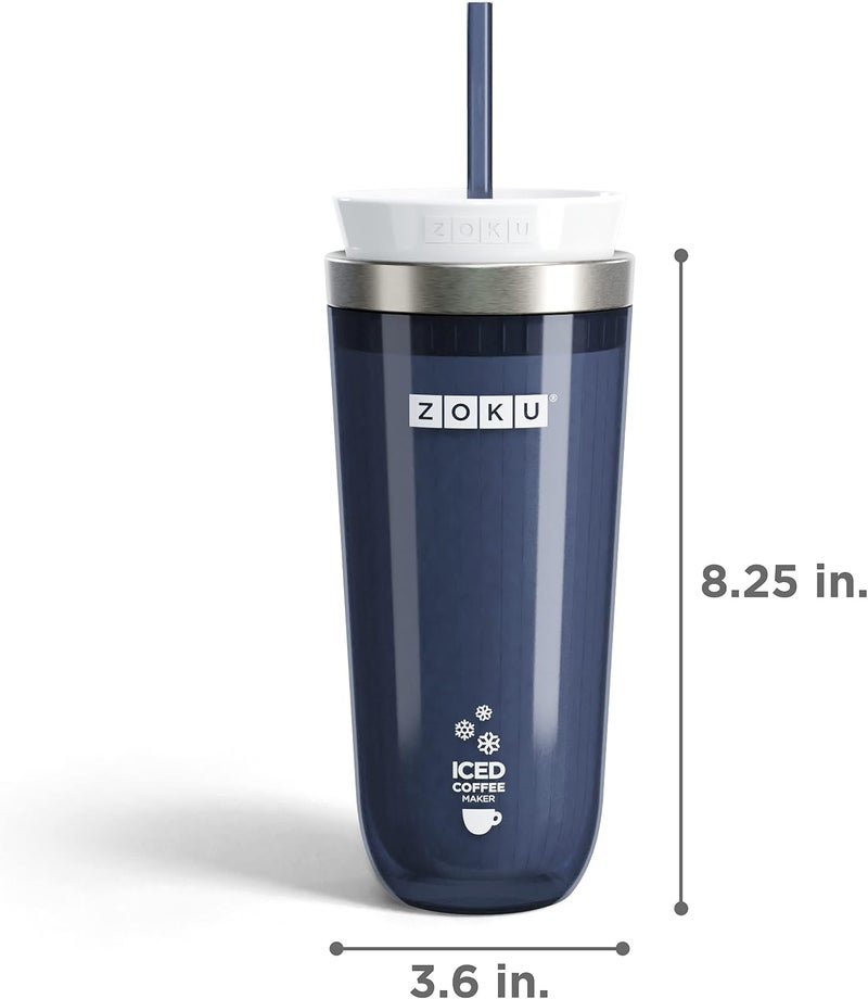 Zoku Ice Coffee Maker with Straw 325 ml | Instant Iced Coffee Maker, Reusable Beverage Chiller - Image 2