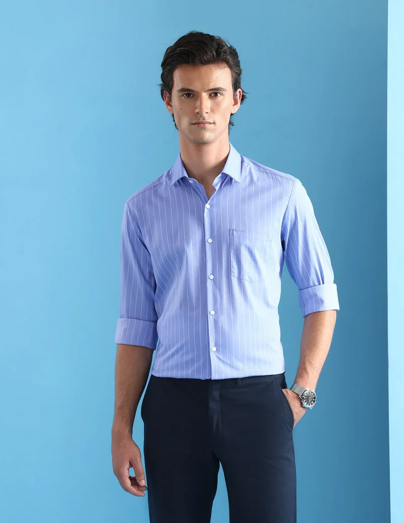 Arrow ARAJSH0509 ME. BLUE Mens Shirt