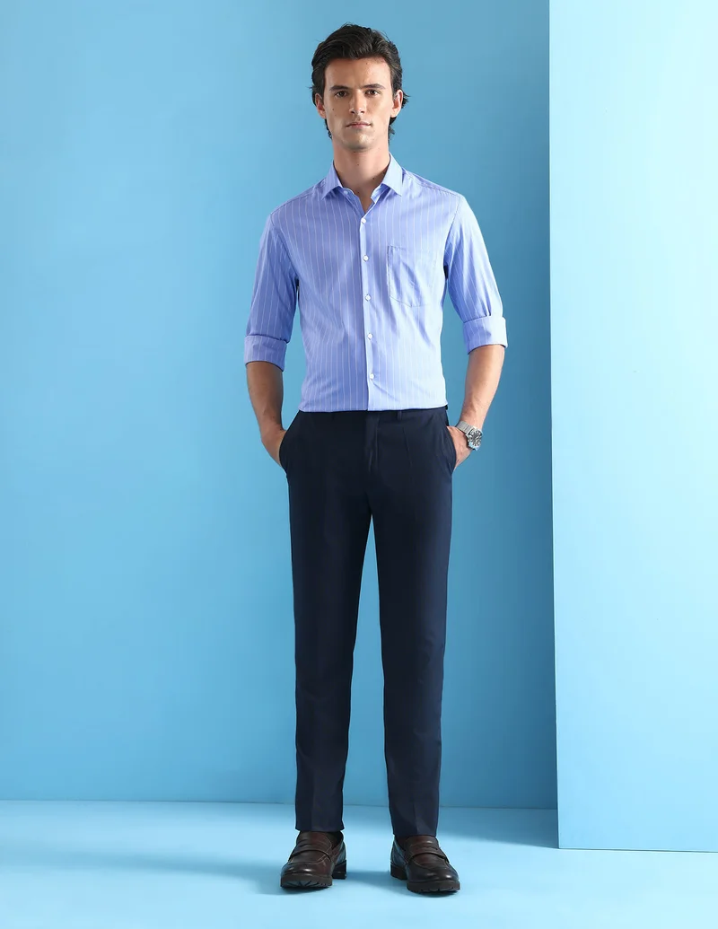 Arrow Blue ARAJSH0509 ME. BLUE Mens Shirt for Men | Best Price UAE