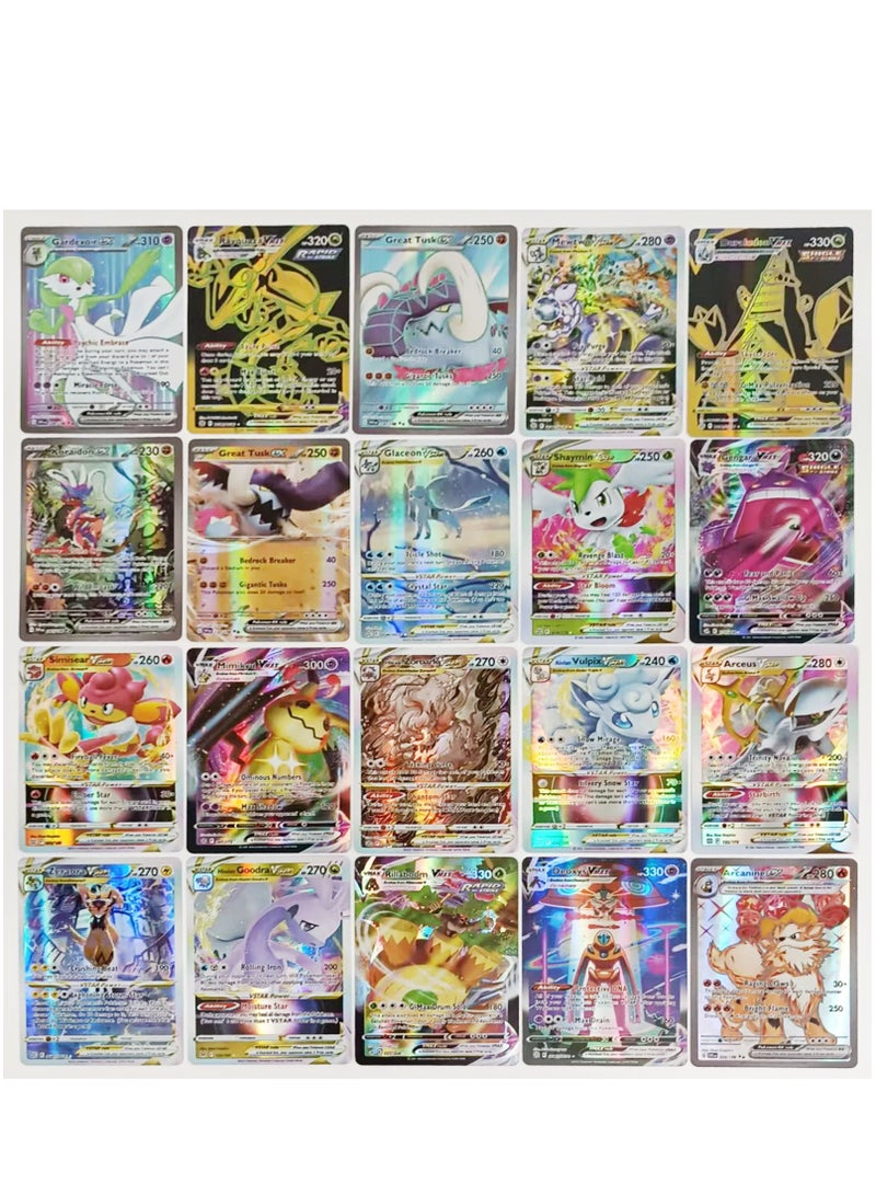 Pokemon 100-Piece Cards Game（36VMAX+33VSTAR+30EX+1V）