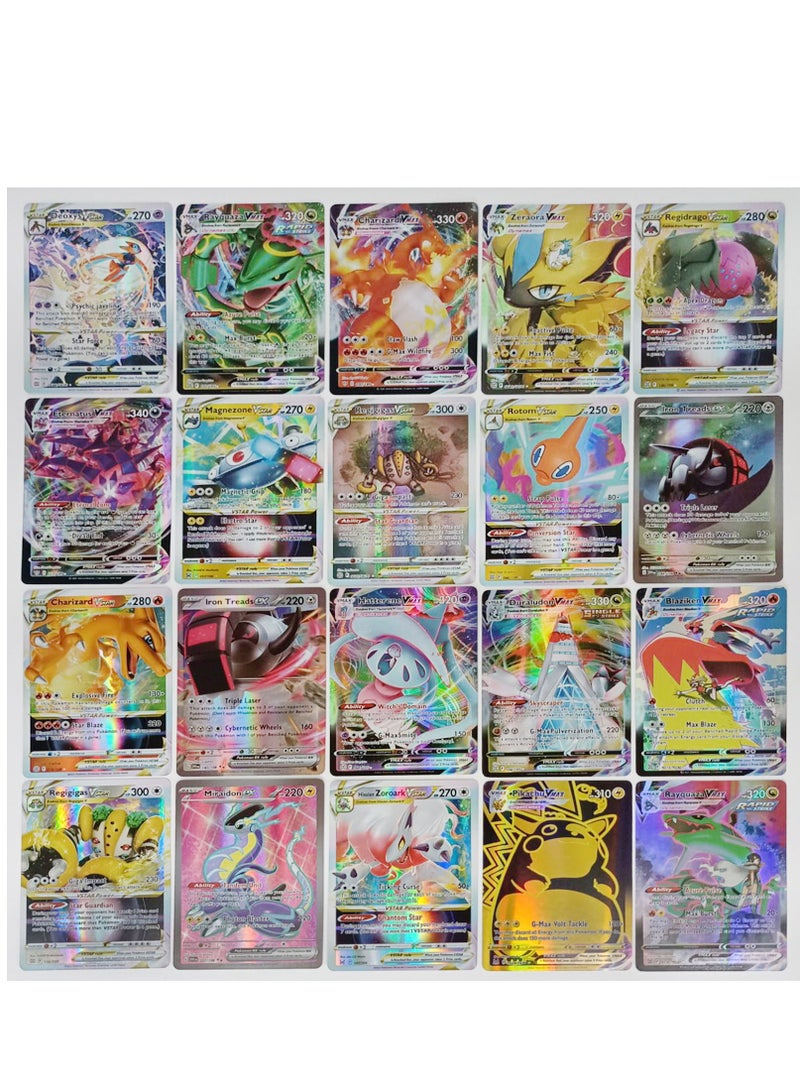 Pokemon 100-Piece Cards Game（36VMAX+33VSTAR+30EX+1V）