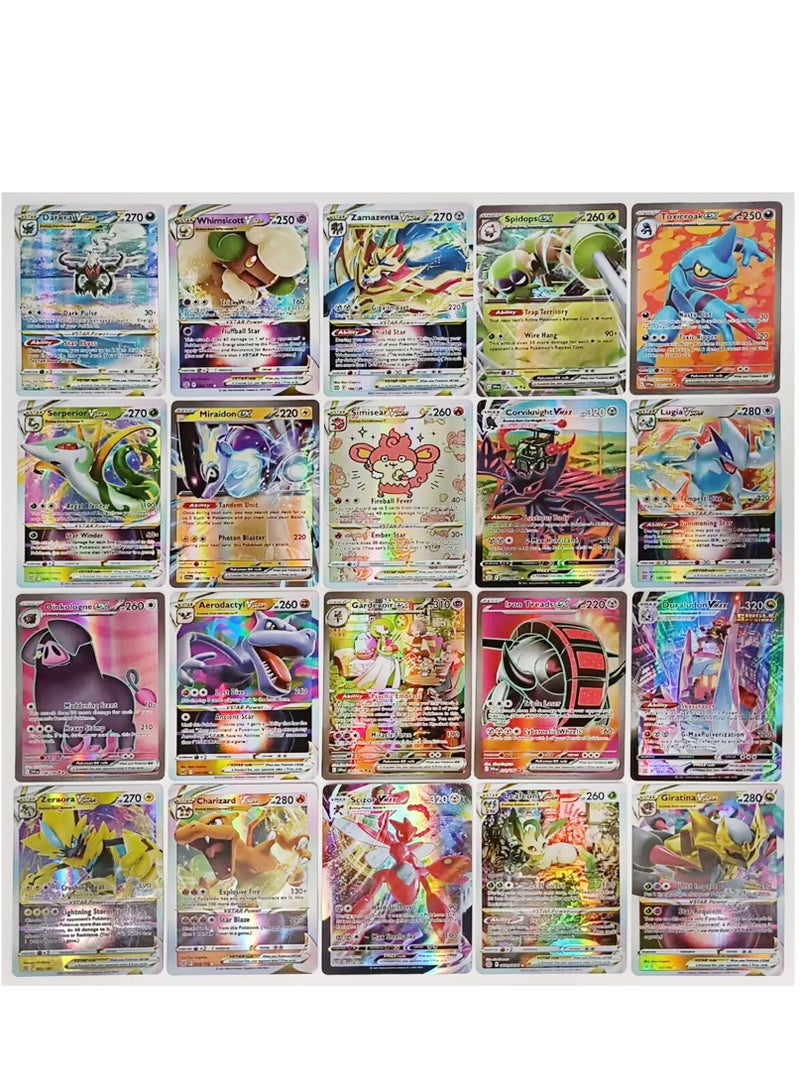 Pokemon 100-Piece Cards Game（36VMAX+33VSTAR+30EX+1V）
