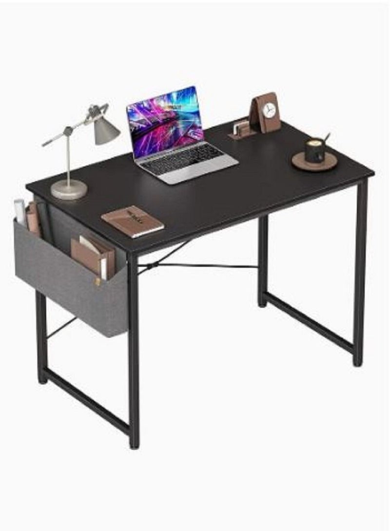 AGD Computer Desk 80cm Home Office Writing Study Desk Modern Simple Style Laptop Table with Storage Bag - Image 1