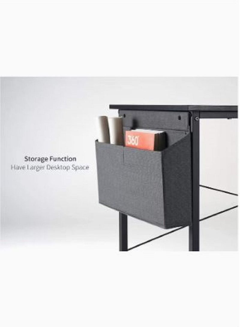 AGD Computer Desk 80cm Home Office Writing Study Desk Modern Simple Style Laptop Table with Storage Bag - Image 5