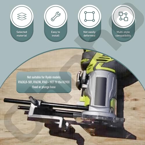Ohoho 204358001 Edge Guide Assembly/Trim Router Edge Guide - by Ohoho - Compatible with Ryobi Router Edge Guide - Fits Model P601, PCL424B, PCL424, R2401, P206 - Image 4