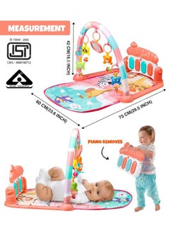Generic Musical Piano Baby Play Gym Mat Kids Activity Gym Mat With Music Lights Baby Crawling Mat  - Image 3