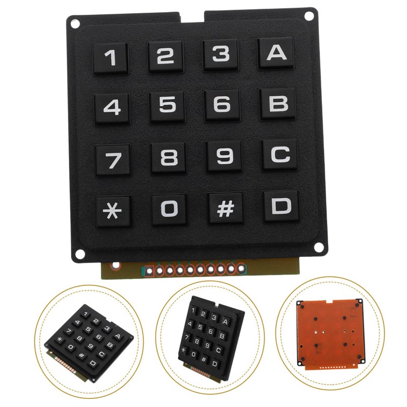 16 Keys Industrial Keyboard Module Tactile Switch Array Keypad For Microcontrollers - Image 3