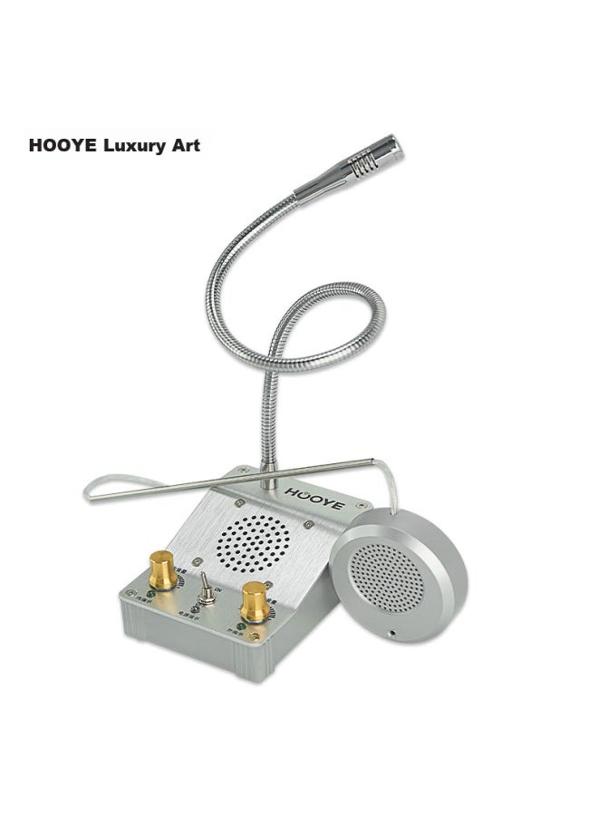 Hooye Window Two-way Intercom, Bank Hoal Station Counter Two-way Intercom Amplifier Hy600 - Image 4