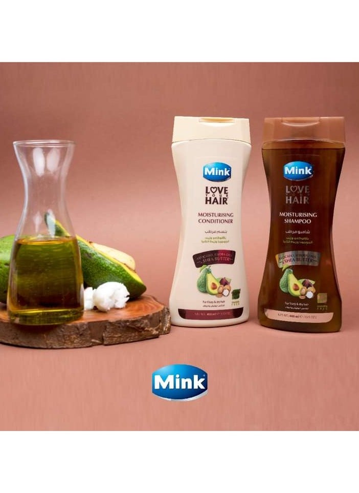 Mink Mink Shampoo Avocado Jojoba & Shea Butter 400 Ml  - Image 5
